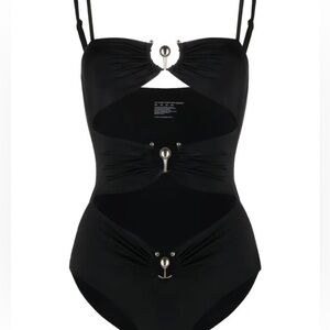 Christopher Esber square neck cutout swimsuit